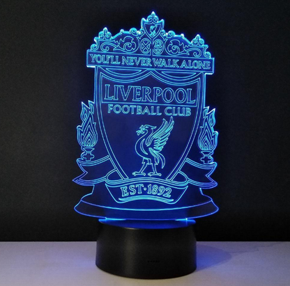 Lámpara LED 3D Liverpool FC