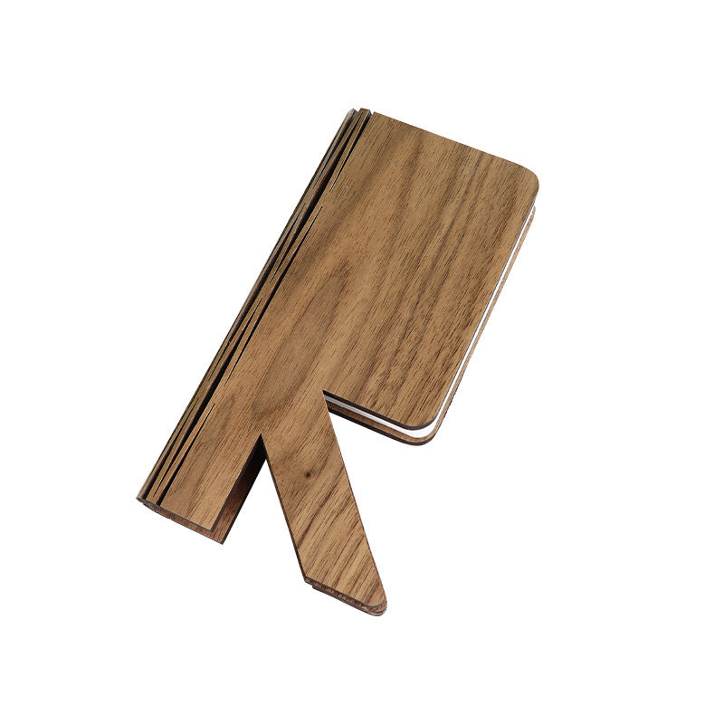 Fashionable wooden USB folding charging table lamp