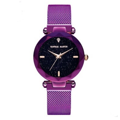 Reloj magnético estrellado para mujer.