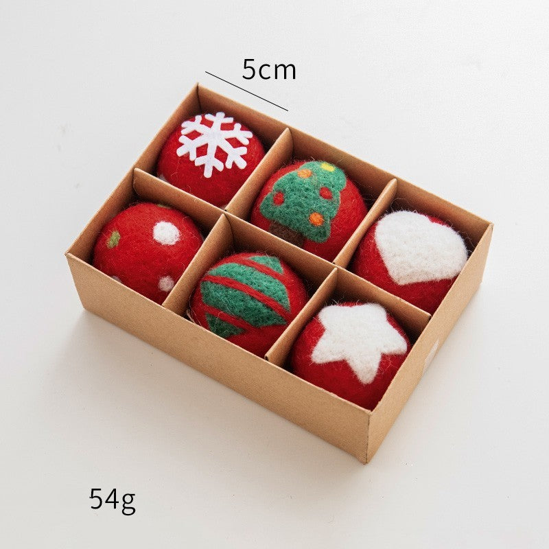 Material Diy Pendant Christmas Decorations Wool Felt