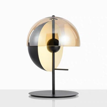 Lampe de bureau Art déco ronde hémisphère créative nordique pour salon chambre à coucher