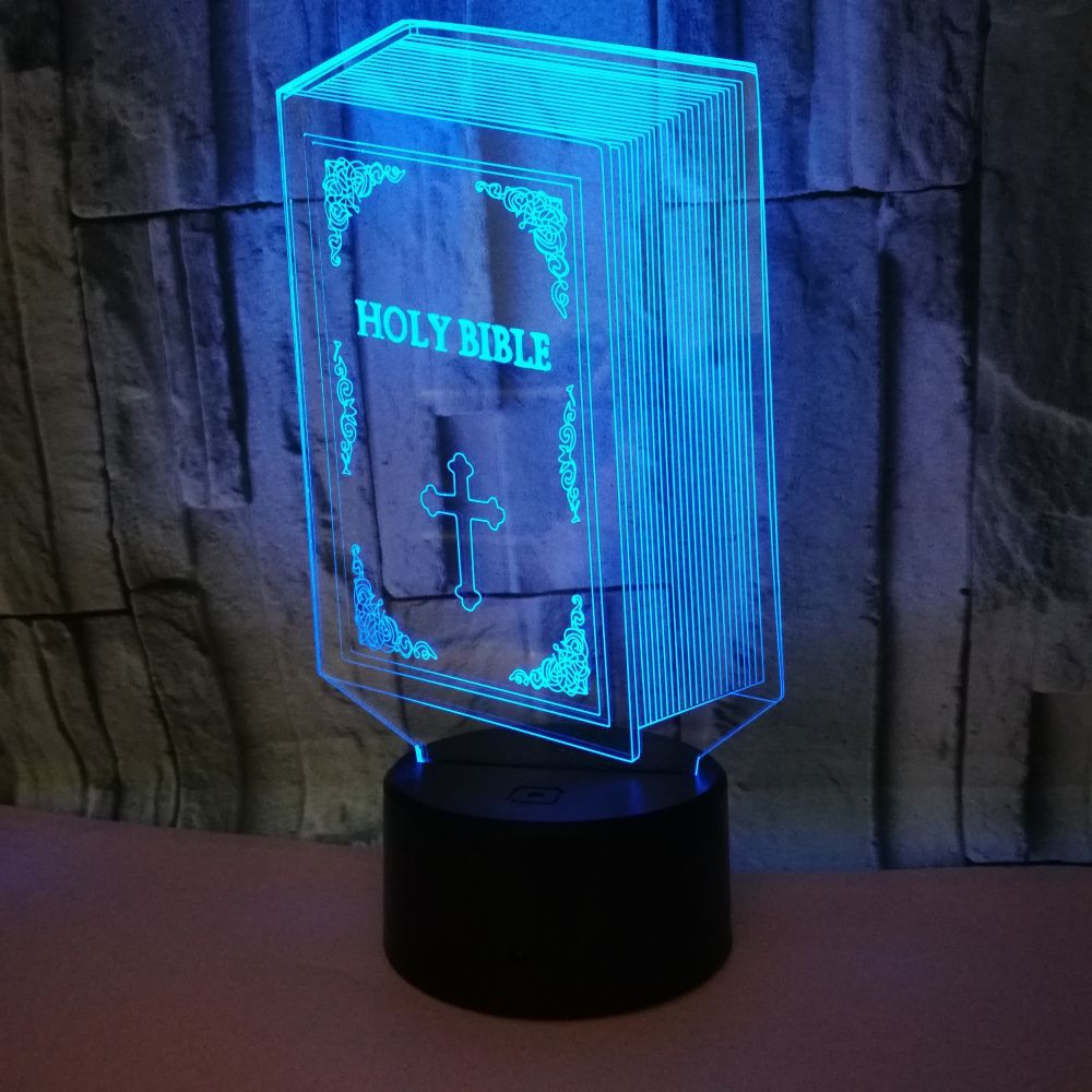 Holy Bible 3D Lamp