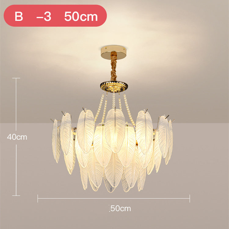 French Cream Wind Pendant Light Luxury