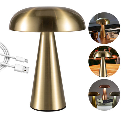 Lampe champignon LED lampes de Table tactile gradation Rechargeable Restaurant hôtel Bar chevet décor Dimmable chambre bureau veilleuses