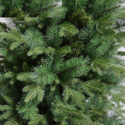 Árbol de Navidad de polietileno con marco cifrado de lujo con agujas de pino