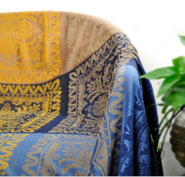 Bohemia Sofa Blanket Chenille Blanket For Sofa Living Room Bedroom Rug Soft Carpet Bedspread Dust Cover Table Cloth Tapestry