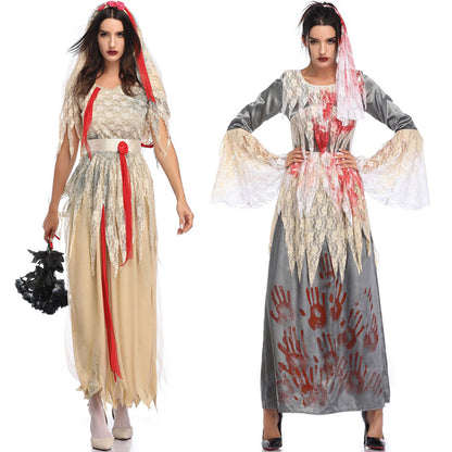 Costumes d'Halloween pour mariés et mariées adultes hommes et femmes