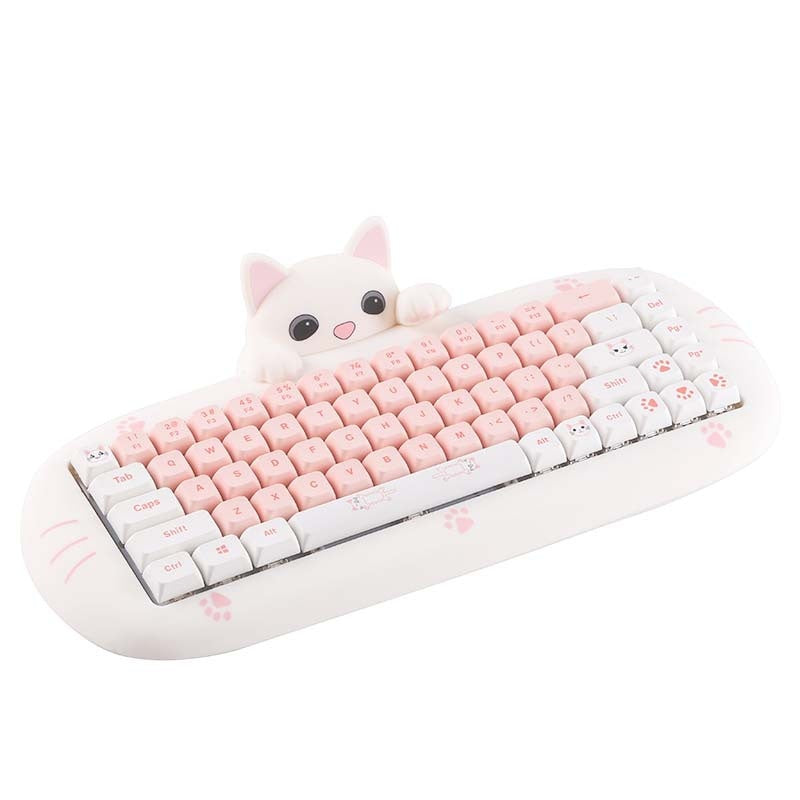 Wireless Bluetooth E-sports Games Cute Mini Office Mechanical Keyboard