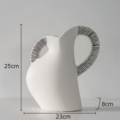 Scandinavian Creative Minimalist Ceramic Vase Ornaments