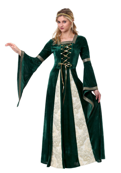 Costume de princesse et de reine de la cour royale grecque d'Halloween