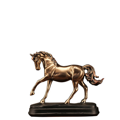 Home Resin Ornament Handicraft Pony