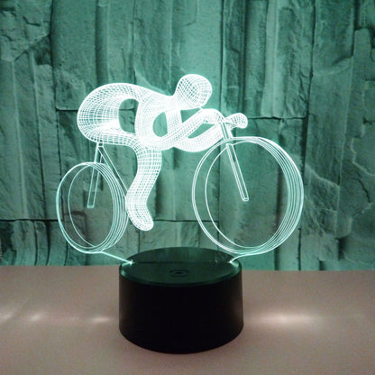 La lampe 3D du cycliste