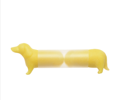 Mimi pet cute dachshund silicone sound insulation earplug