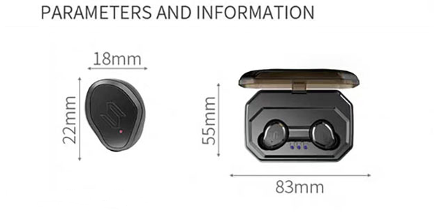 Auriculares Bluetooth inalámbricos verdaderos Otis TWS