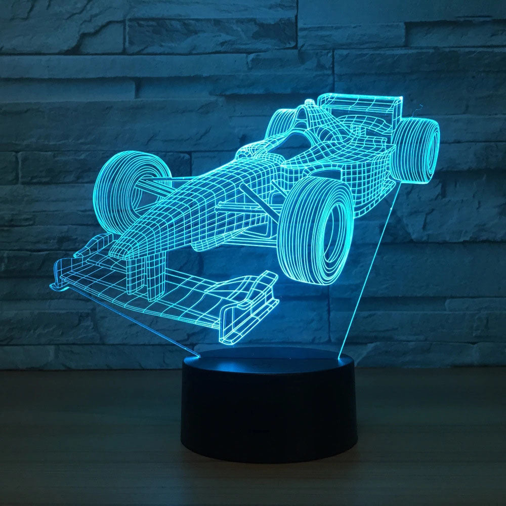 Lumière d'ambiance créative usb en acrylique pour voiture et maison