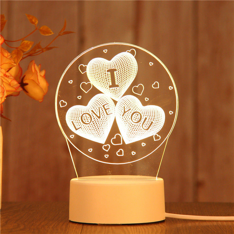 Bedroom bedside creative electronic night light