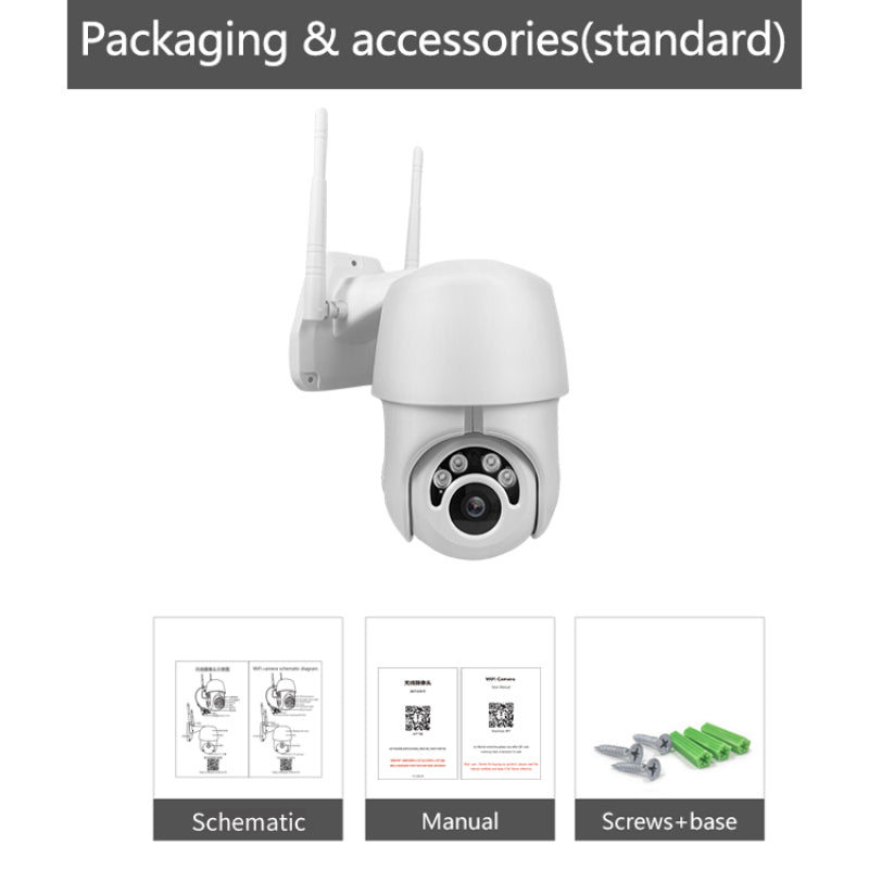 Wireless dome network surveillance camera 1080p