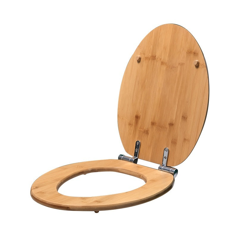 Creative Household Thickened Wooden Toilet Lid