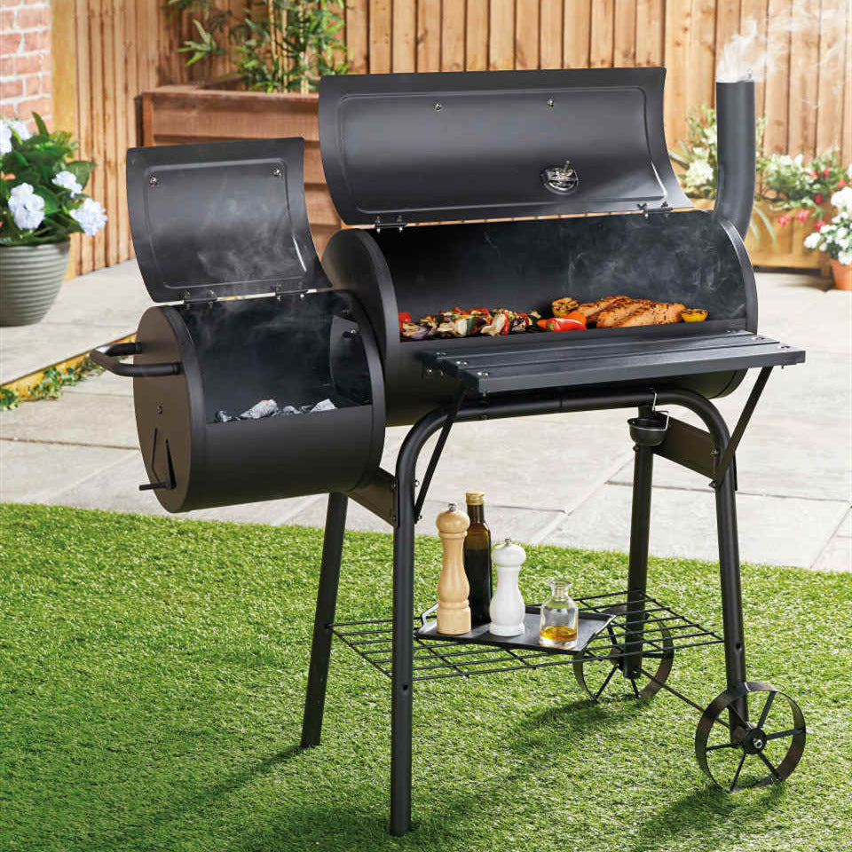 Cour Barbecue Grill extérieur américain charbon de bois ménage