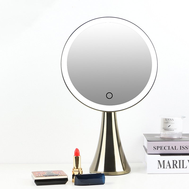 Bureau de miroir de maquillage LED éclairé