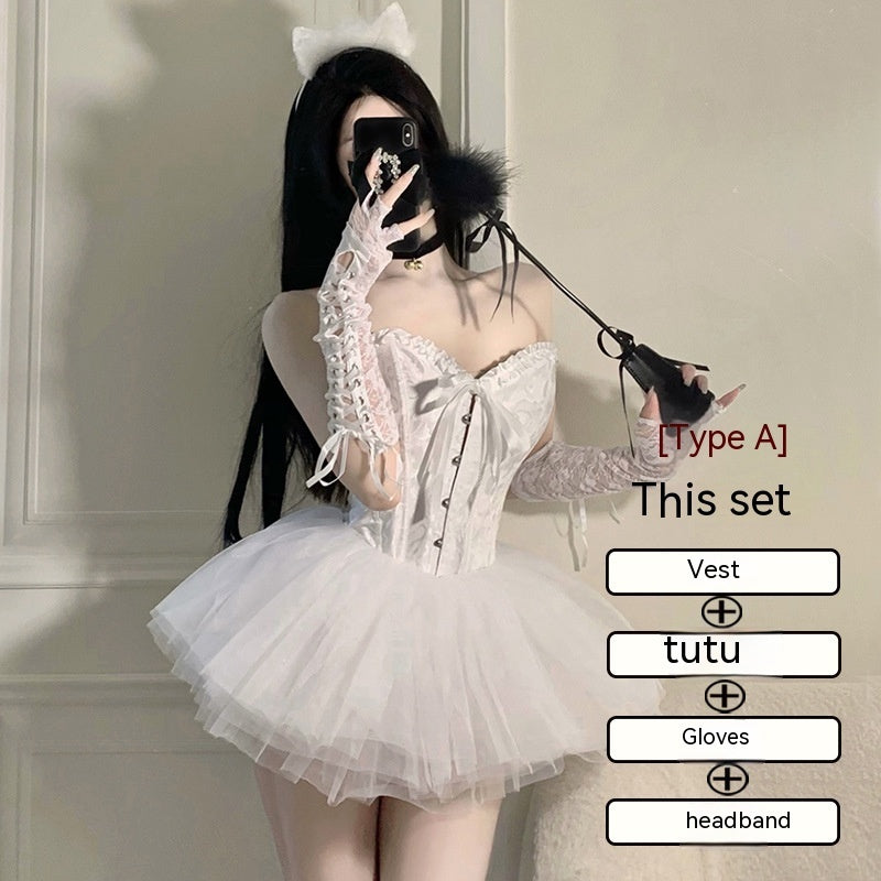 Uniform Cosplay Plus Size Night Show Halloween Queen Dress