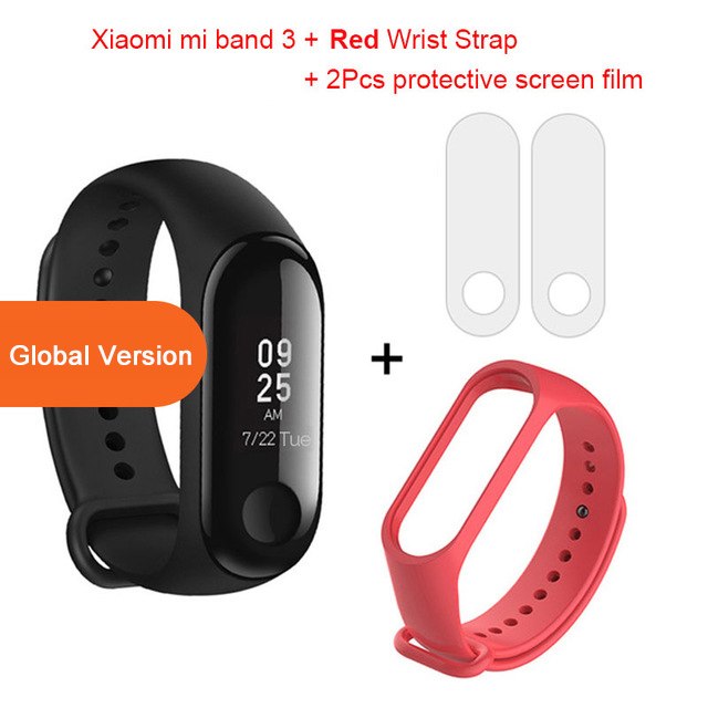 Version mondiale Xiaomi mi band 3 Fitness Tracker Bracelet intelligent 0.78 OLED écran tactile 50M étanche miband 3 Xiomi band 3