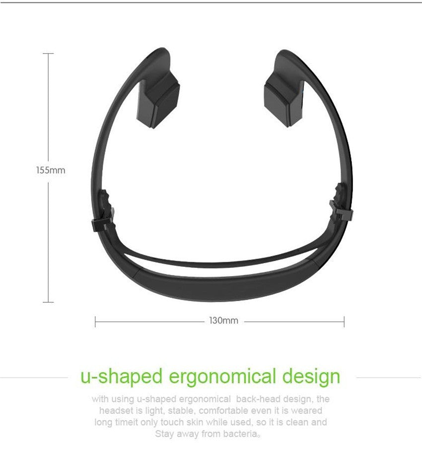 Auriculares de conducción ósea no obstructivos