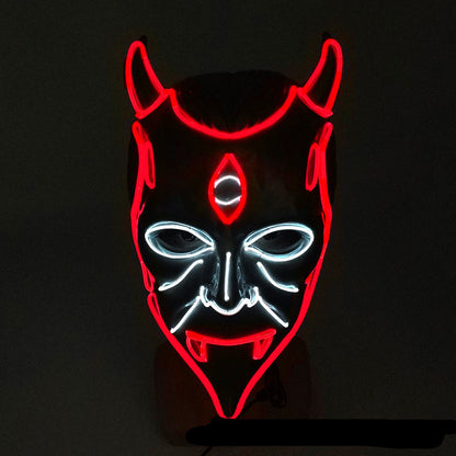 Casco LED de Halloween