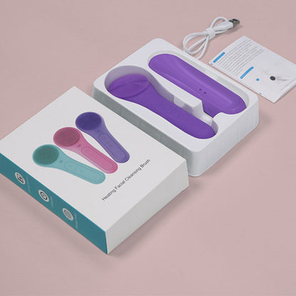 Hot Compress Silicone Sound Wave Cleansing Instrument