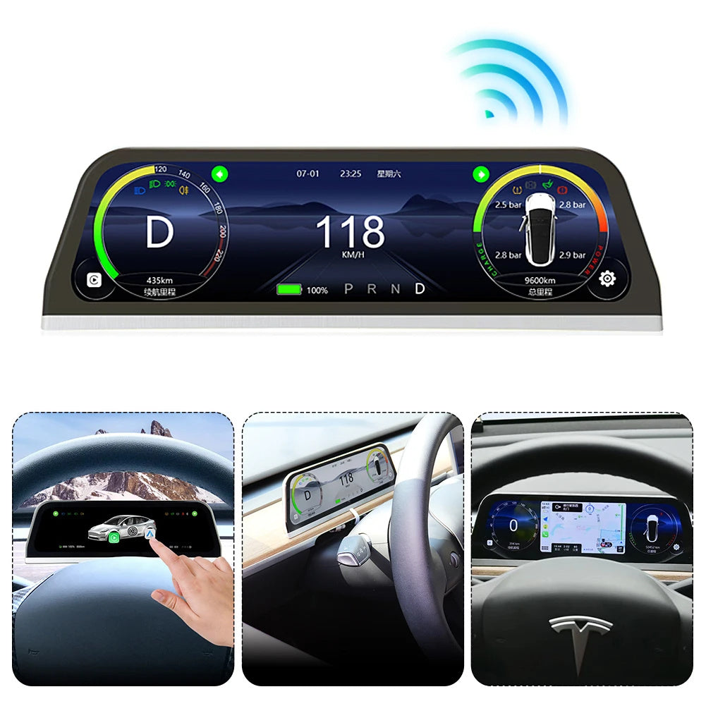 Simplified and creative LCD instrument panel modification