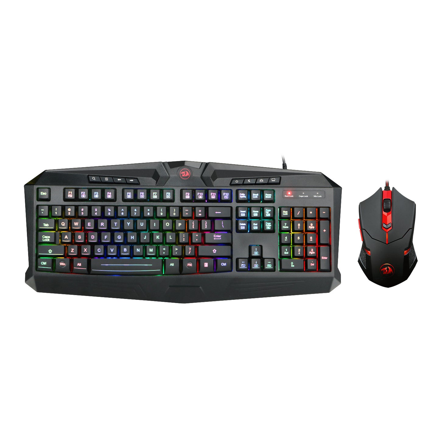 Conjunto de teclado y mouse RedragonS101-1