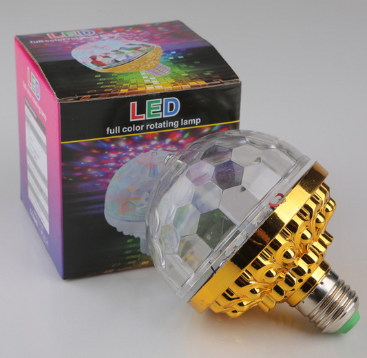 Lumières colorées LED, boule magique rotative, lumières d'ambiance