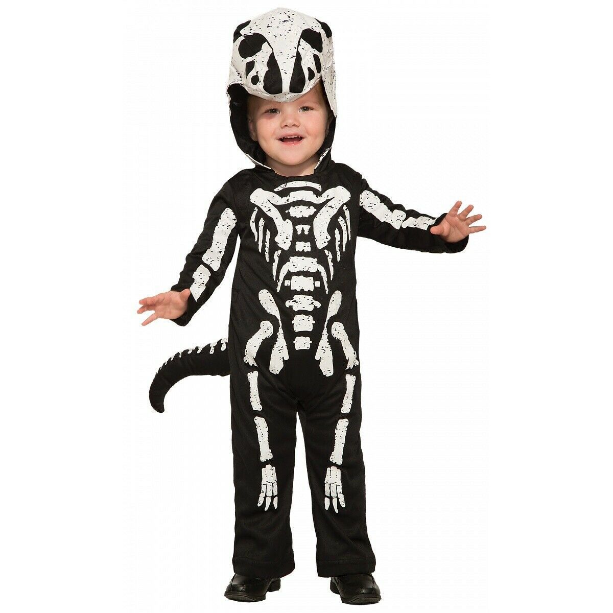 Costume d'Halloween pour enfants, déguisement effrayant de squelette