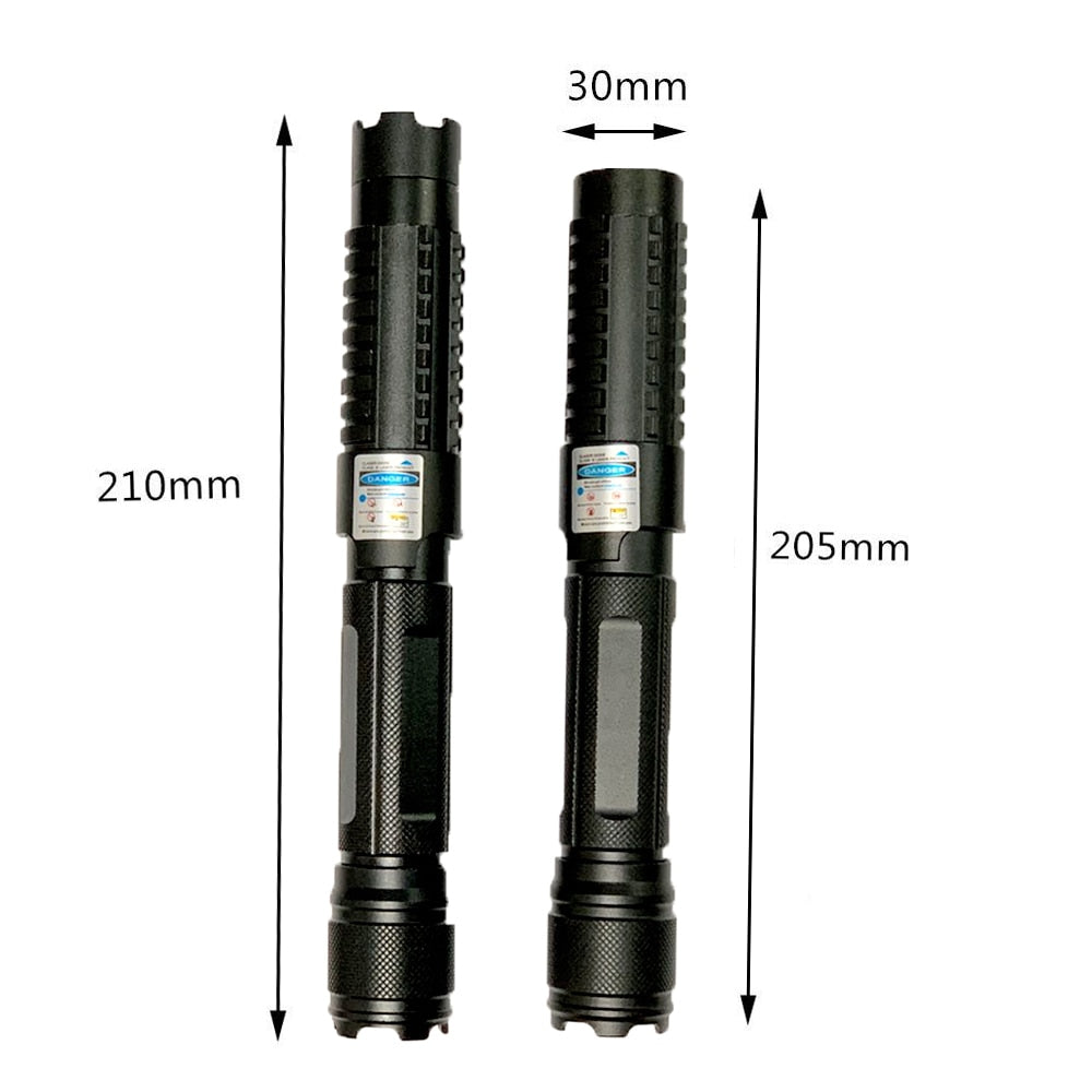 High Power Powerful Blue Laser Torch Flashlight Burning Match/Burn Light Cigars/candle 450nm 1000m Focusable Blue Laser Pointers