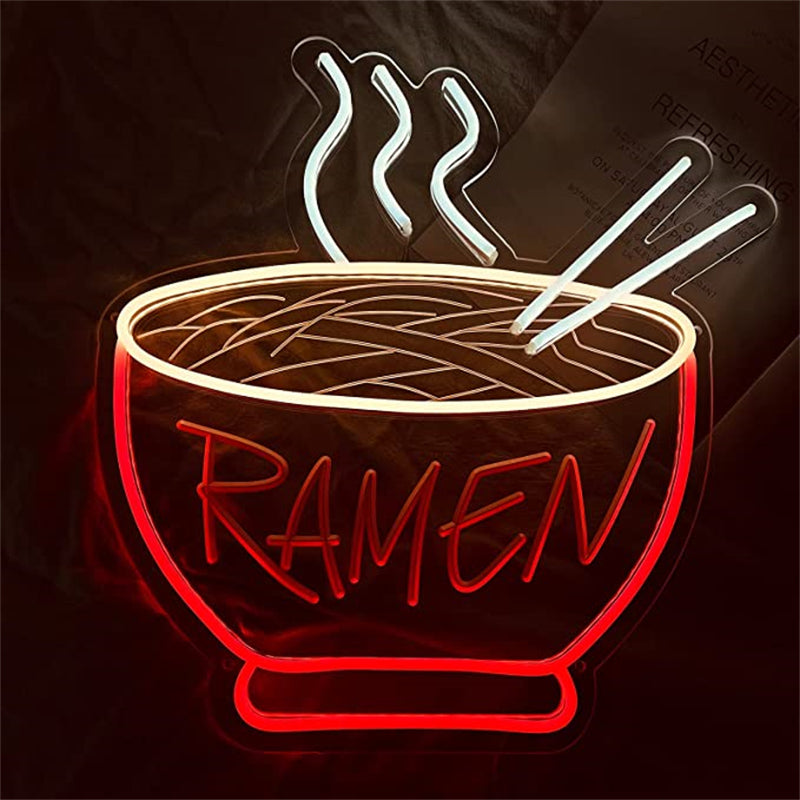 Creative Shape Noodle Background Wall LED Light