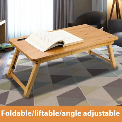 Support de table pliable pour ordinateur portable, utilisé sur le lit