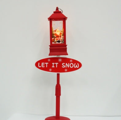 Christmas Snow Street Lamp Living Room Decorations