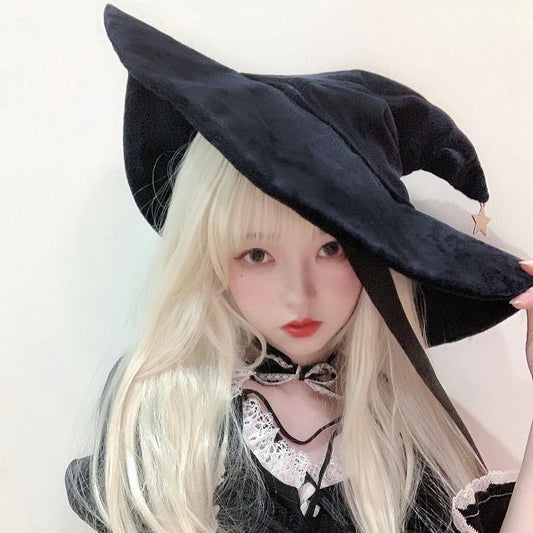 Halloween Fashion Suede Strap Bow Hat