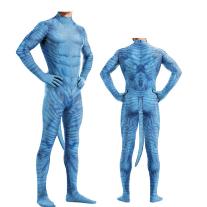 Vêtements siamois slim fit pour cosplay d'anime d'Halloween