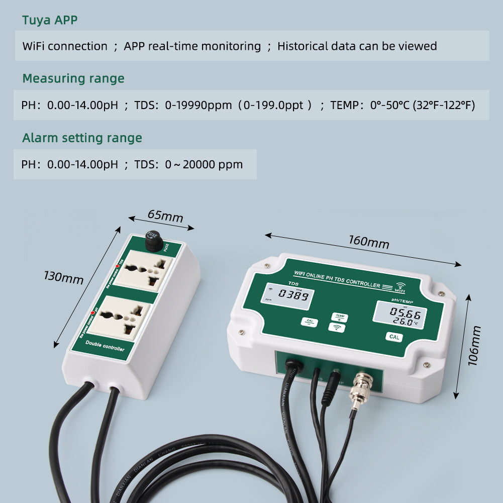 Instrumento de prueba y monitoreo de agua potable en línea