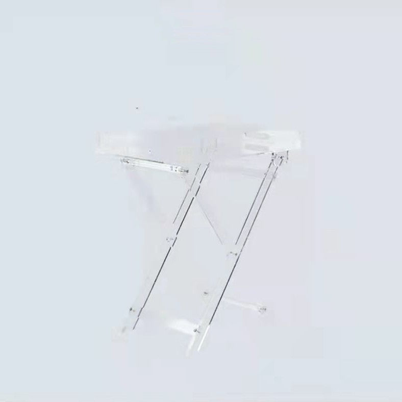 Petite table pliante en acrylique transparent