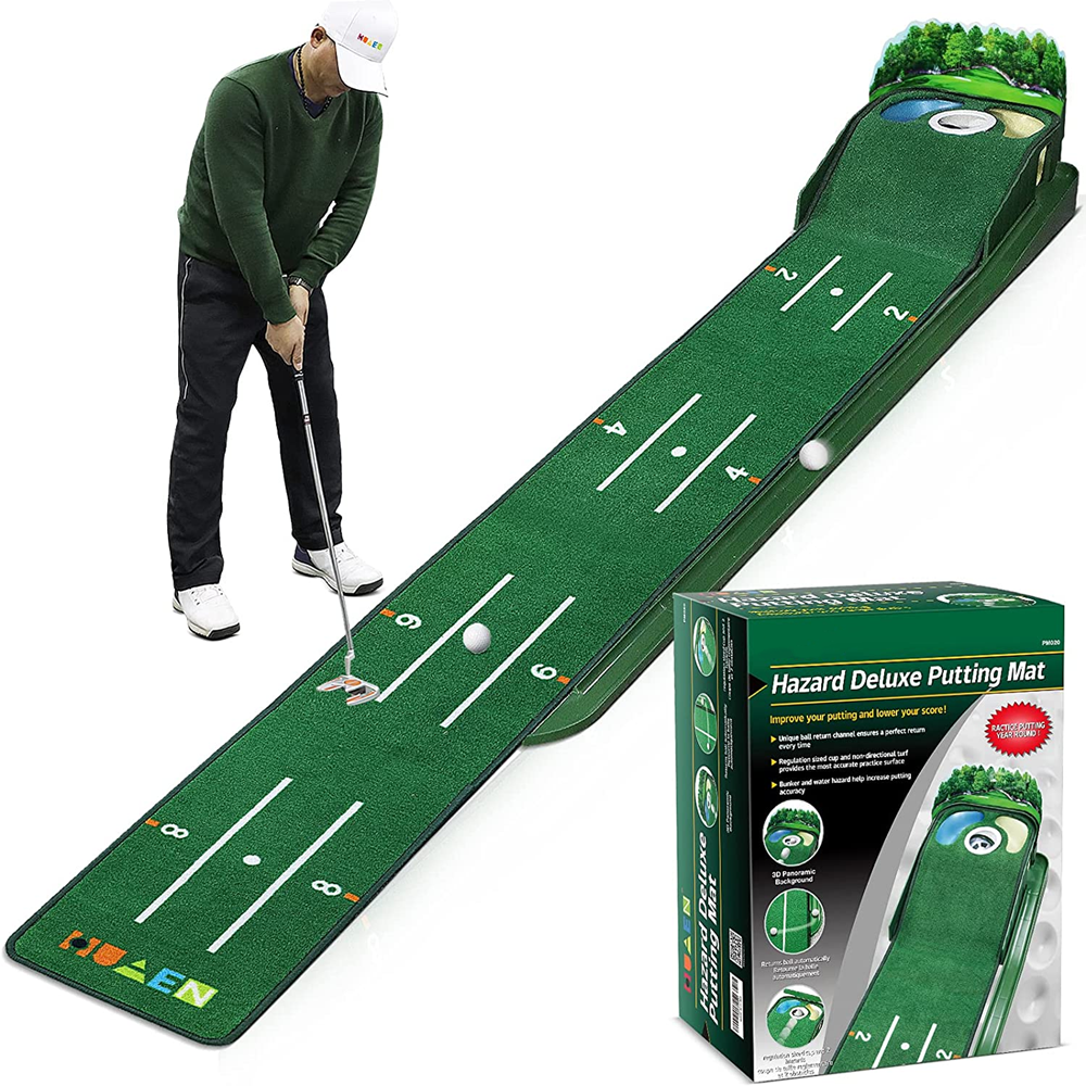 Couverture de pratique de putter de golf en salle