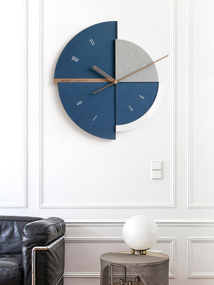 Reloj de pared de lujo con luz nórdica, pinturas decorativas creativas para sala de estar y hogar