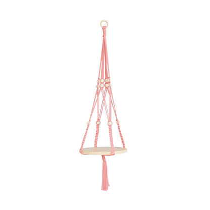 Lanière de tissage de Pot de fleur de Table d'appoint suspendue au vent, balançoire pour la maison