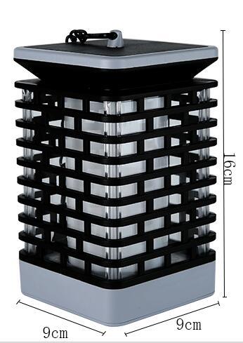 Transfrontalier LED Capteur Solaire Lumière Paysage Lumière Flamme Torche Bougie Lanterne Lumière