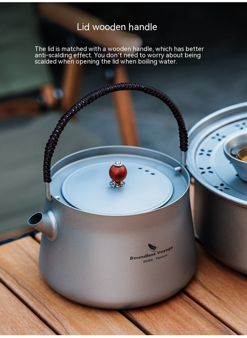 Outdoor Camping Travel Portable Kettle For Tea Making