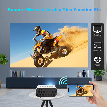 YT500 maison Mini projecteur Mini maison pour enfants Portable cinéma privé HD LED filaire sans fil téléphone Projection