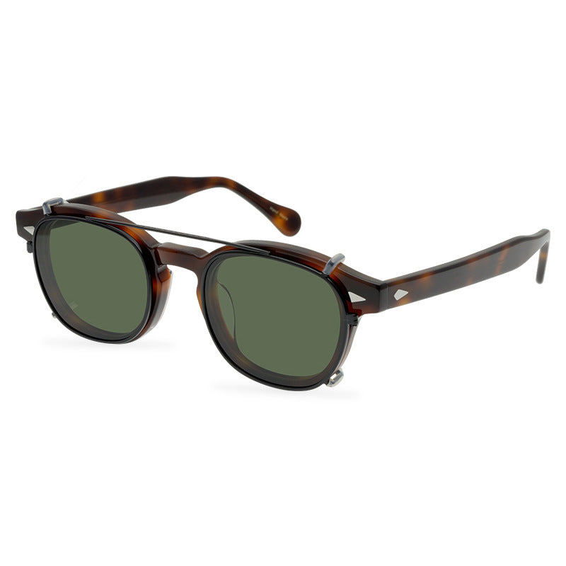 Classic American Vintage Clip Sunglasses