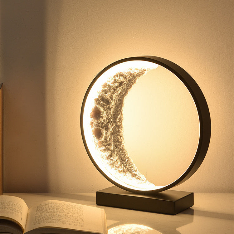 Nordic Decorative Bedroom Creative Crescent Shape Table Lamp