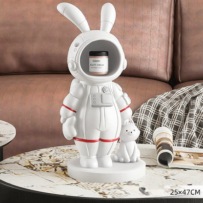 Creative Space Rabbit Astronaut Porch Key Storage